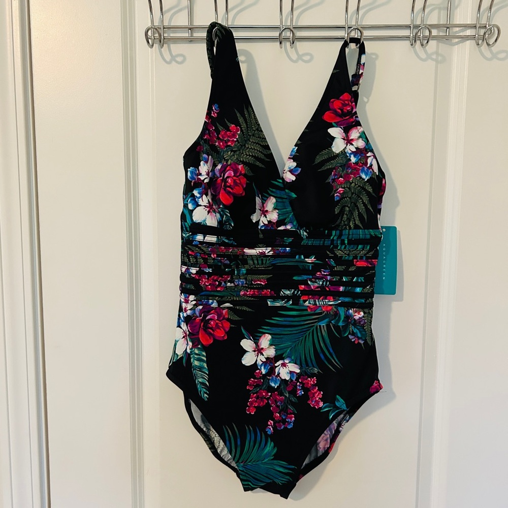 Aqua green swimsuit